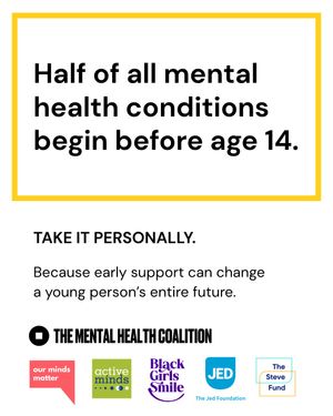 Image post by @mentalhealthcoalition on Instagram