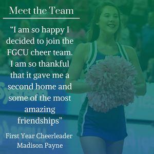 Image post by @fgcu_cheer on Instagram