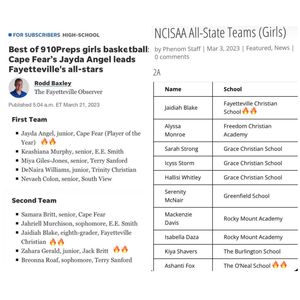 Image post by @carolina_flames_basketball on Instagram
