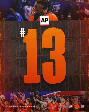 Image post by @ClemsonMBB on Twitter