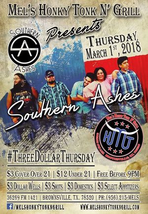 Image post by @SouthernAshesMusic on Facebook