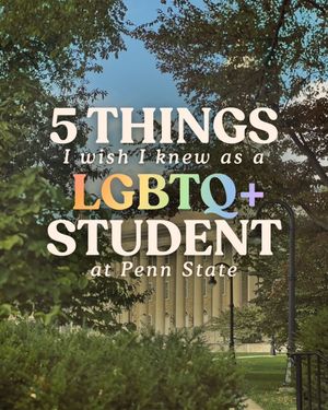 Image post by @pennstatelgbtq on Instagram