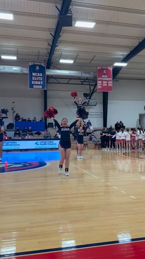 Video post by @dsucheerleading on Facebook