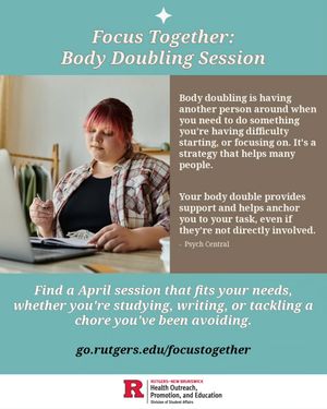 Image post by @rustudenthealth on Instagram