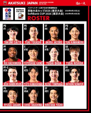 Image post by @japan_basketball on Instagram