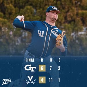 Image post by @GTBaseball on Twitter