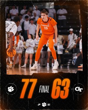 Image post by @clemsonmbb on Instagram