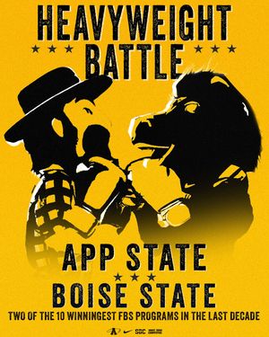 Image post by @appstate_fb on Instagram