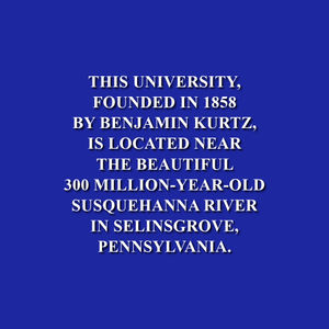 Image post by @susquehannau on Instagram
