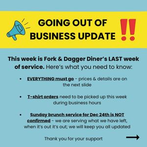 Image post by @forkanddaggerdiner on Instagram