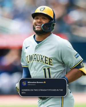 Image post by @brewers on Instagram