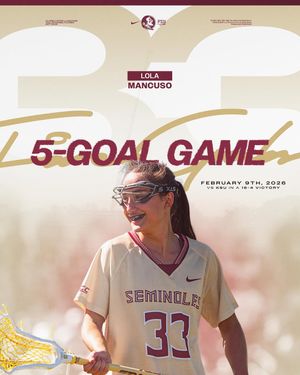 Image post by @fsu_wlax on Instagram