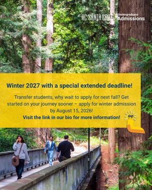 Image post by @ucscadmissions on Instagram