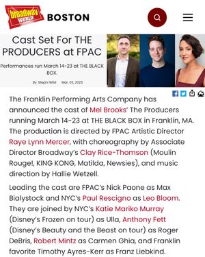 Image post by @franklin.performing.arts.co on Instagram