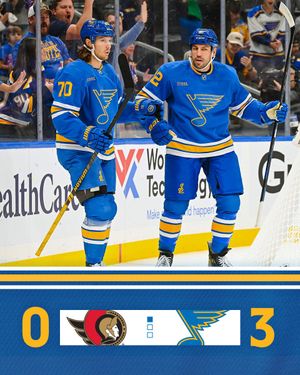 Image post by @StLouisBlues on Twitter