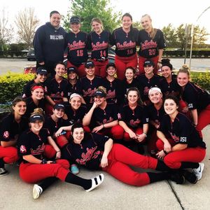 Image post by @DeSalesUniversitySoftball on Facebook
