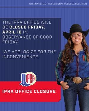 Image post by @internationalprorodeo on Instagram