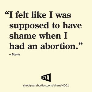 Image post by @shoutyourabortion on Instagram