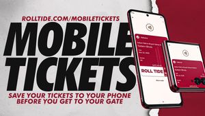 Image post by @UA_Athletics on Twitter