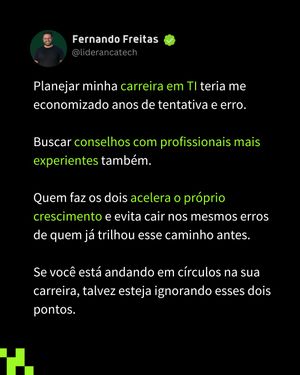 Image post by @fernando.techlead on Instagram