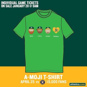 Image post by @athletics on Instagram