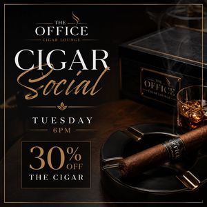 Image post by @theofficecigarlounge1 on Instagram