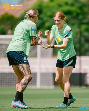 Image post by @TheMatildas on Twitter