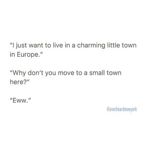 Image post by @overheardnewyork on Instagram