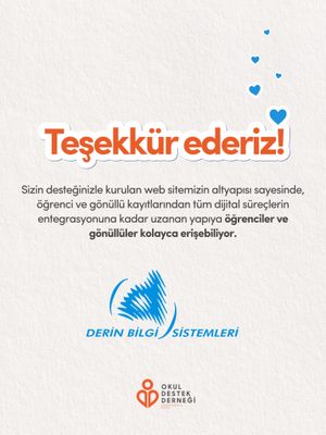 Image post by @okuldestekdernegi on Instagram