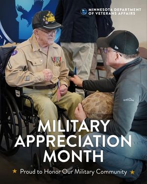 Image post by @MinnesotaDepartmentOfVeteransAffairs on Facebook