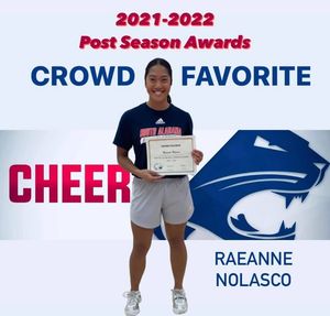 Image post by @southalabama.cheerleading on Facebook