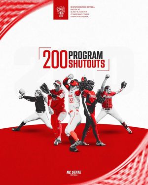 Image post by @ncstatesoftball on Facebook