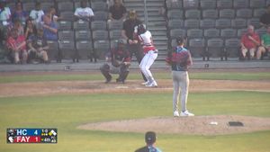 Video post by @fayettevillewoodpeckers on Facebook