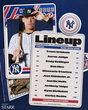 Image post by @Yankees on Twitter