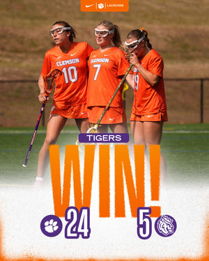 Image post by @clemsonwlax on Instagram