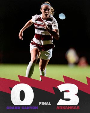 Image post by @RazorbackSoccer on Twitter