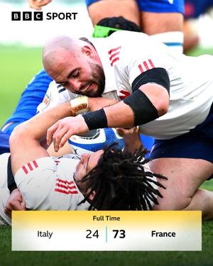 Image post by @BBCSport on Twitter