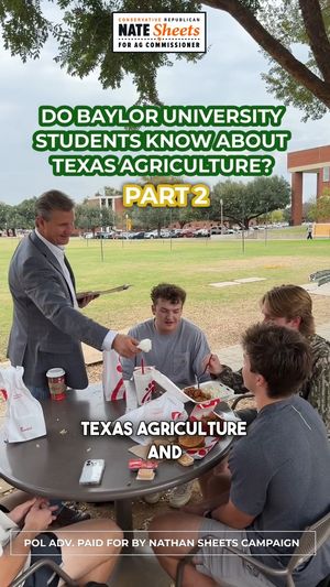 Video post by @natesheetsfortexas on Facebook
