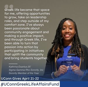Image post by @uconncfsd on Instagram