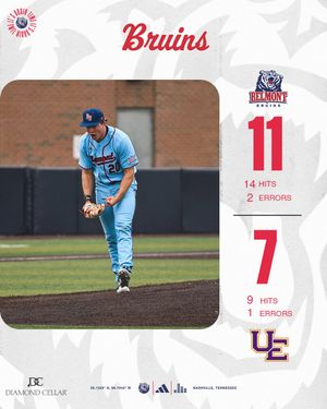 Image post by @BelmontBaseball on Twitter/X