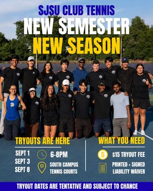 Image post by @sjsuclubtennis on Instagram