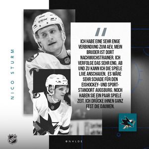 Image post by @NHLde on Twitter