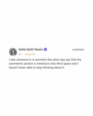 Image post by @substack on Instagram