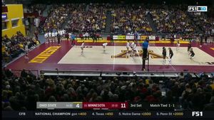 Video post by @OhioStateWVB on Twitter