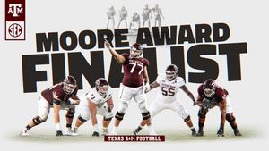 Image post by @AggieFootball on Twitter