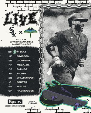 Image post by @RaysBaseball on Twitter