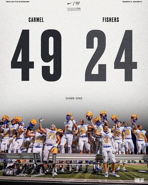 Image post by @carmel_football on Instagram
