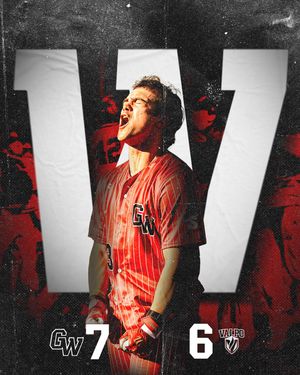 Image post by @gwubaseball on Instagram