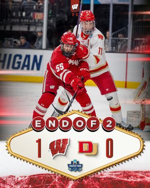 Image post by @BadgerMHockey on Twitter