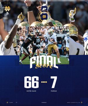 Image post by @NDFootball on Twitter